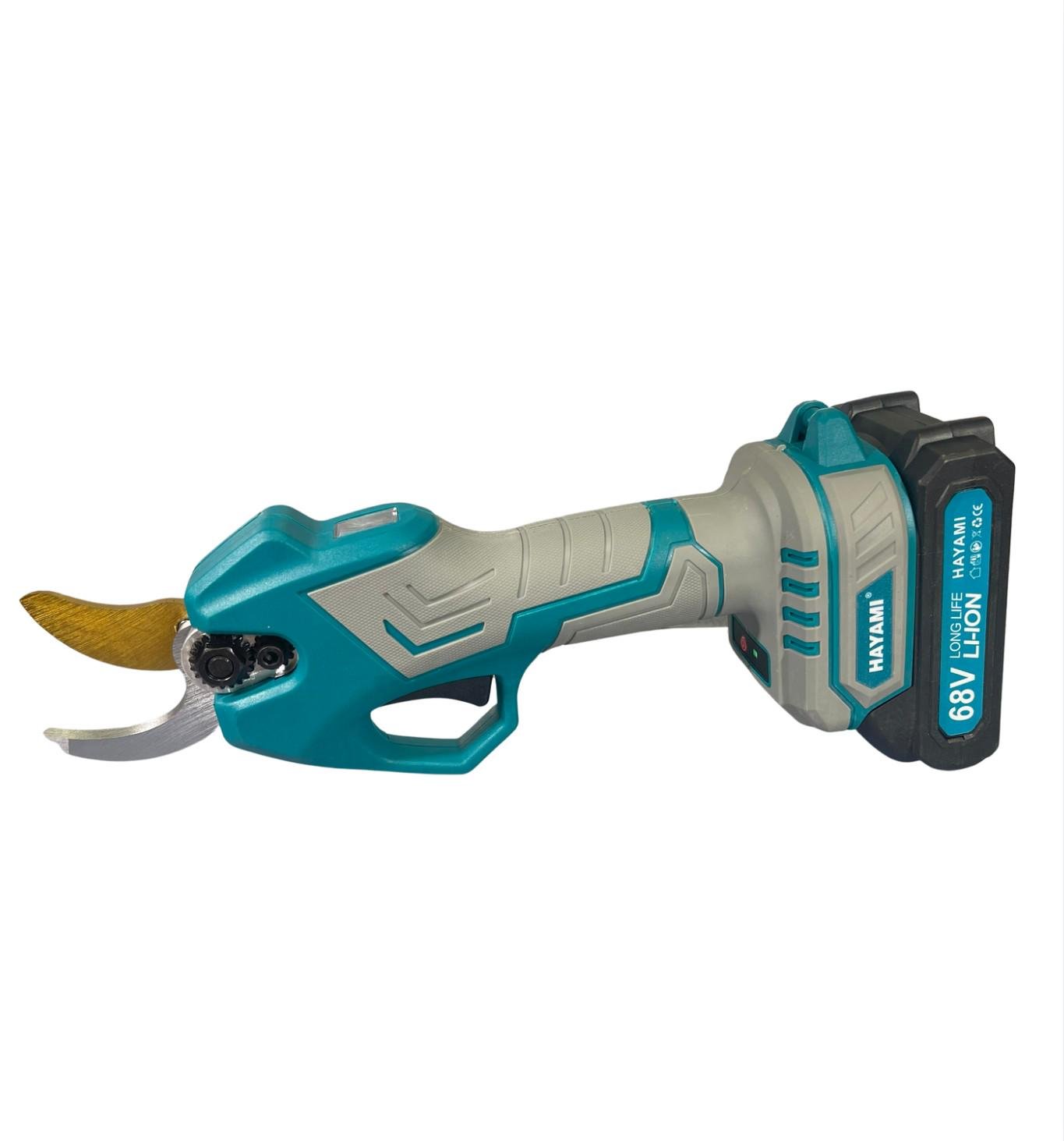 Секатор аккумуляторный бесщеточный HAYAMI 2 АКБ лезвие SK5 LED экран (25030869) - фото 5