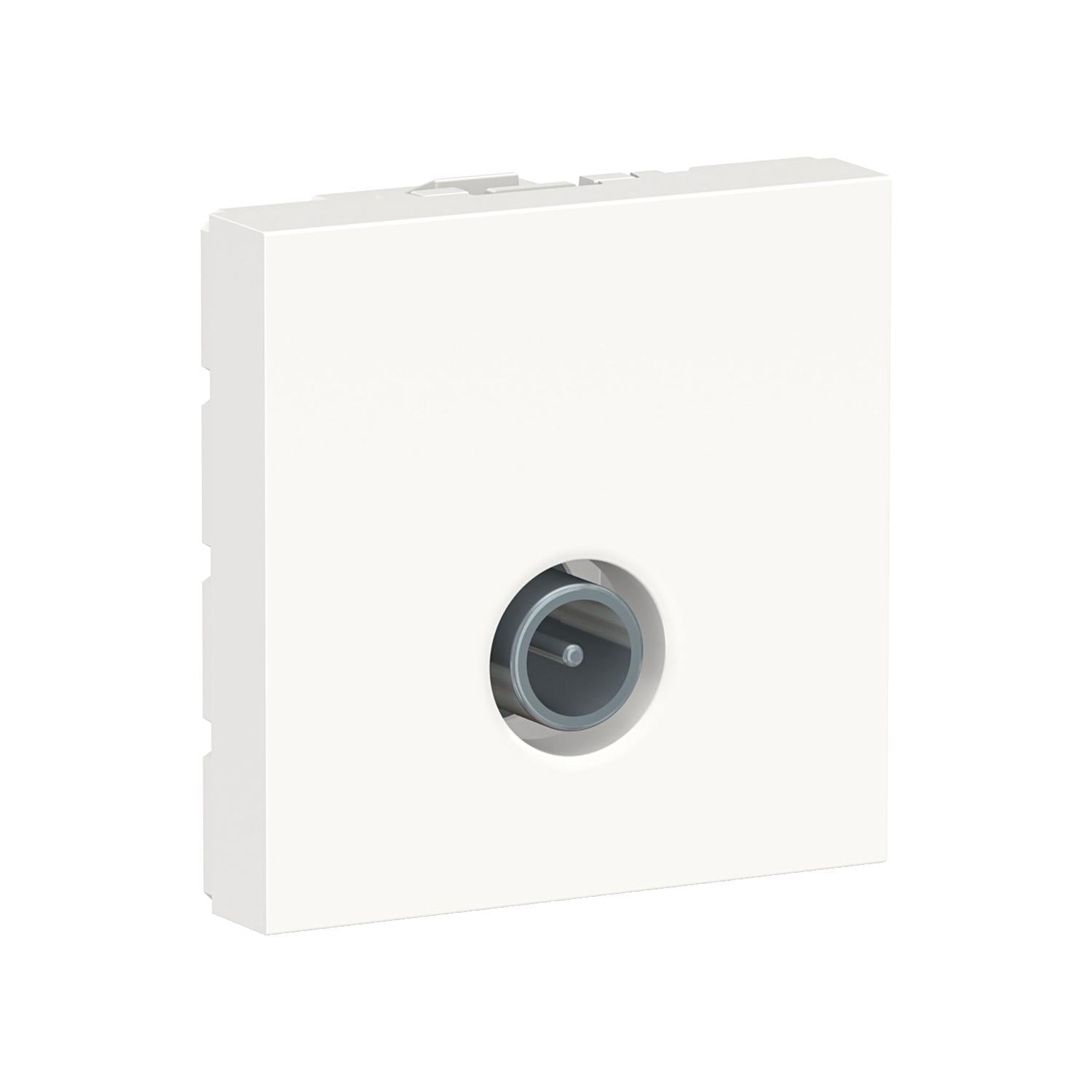 Розетка ТВ Schneider Electric Unica New 2 модуля Белый (NU346218)