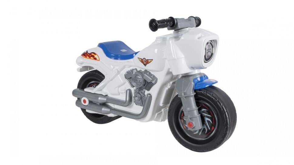 Дитячий біговел Мотобайк ORION 504OR з широкими колесами 8" White