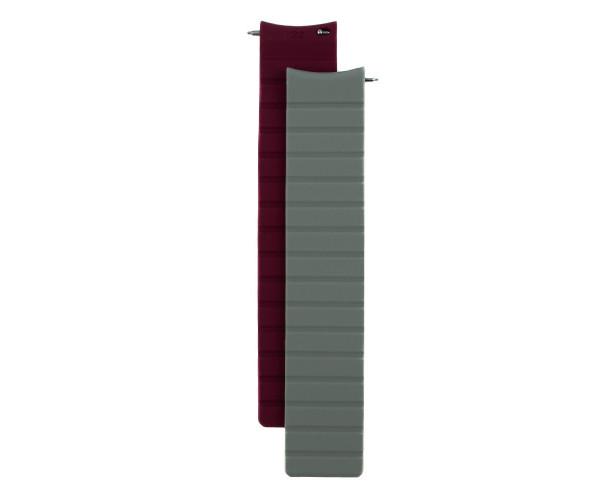 Ремінець для годинника Silicone Link Magnetic 22 мм Gray/Bordo