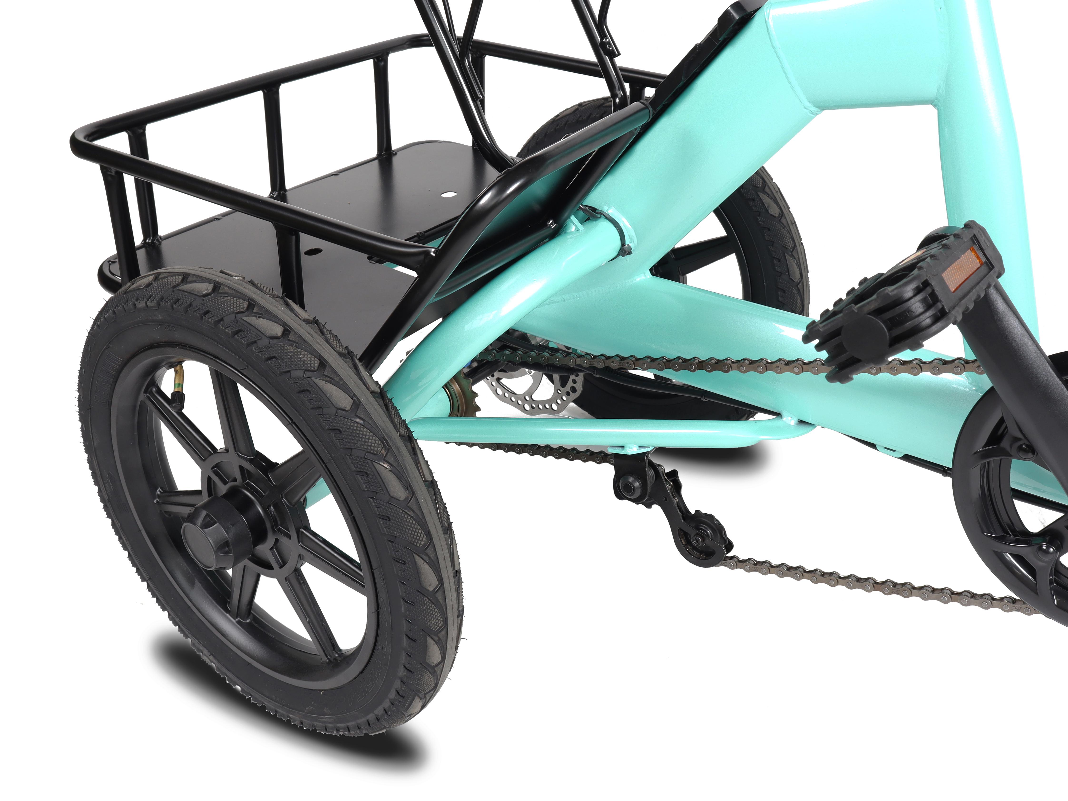 Електровелосипед складний триколісний VELOMOTOR COMFORT CARGO - фото 10