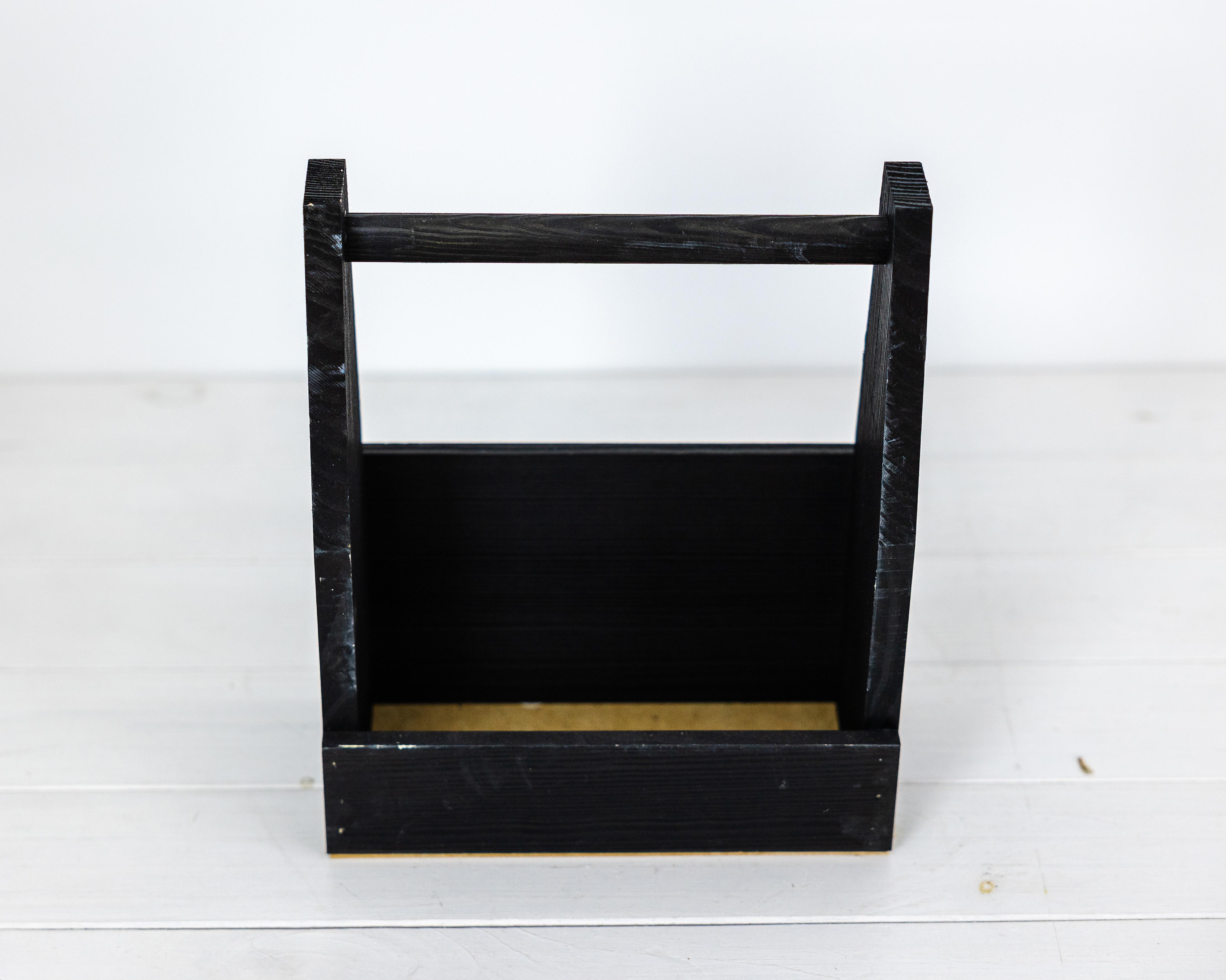 Ящик подарунковий дерев'яний Turbota box Чорний (0002131) - фото 2 Ящик подарунковий дерев'яний Turbota box Чорний (0002131) - фото 2