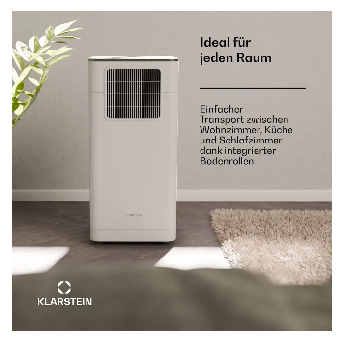 Кондиционер мобильный для дома KLARSTEIN Breeze Box 9K Smart PAC 9000 БТЭ/2600 Вт (10046094) - фото 7 Кондиционер мобильный для дома KLARSTEIN Breeze Box 9K Smart PAC 9000 БТЭ/2600 Вт (10046094) - фото 7