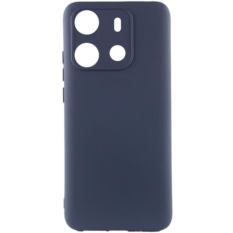 Противоударный Чехол Silicone Cover Lakshmi Full Camera (A) для Tecno Spark Go 2023 Синий / Midnight Blue