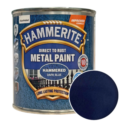 Краска молотковая Hammerite Metal Paint для металла 0,75 л Темно-синий (5114906) Краска молотковая Hammerite Metal Paint для металла 0,75 л Темно-синий (5114906)