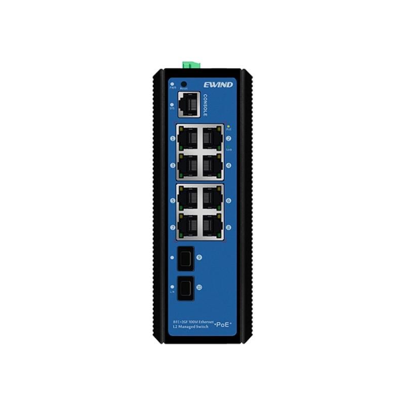 Коммутатор управляемый Ewind EW-PIS2710M-8FE 10 портов