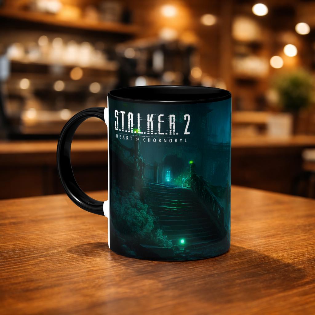 Чашка STALKER 2 След Зоны 330 мл Черный