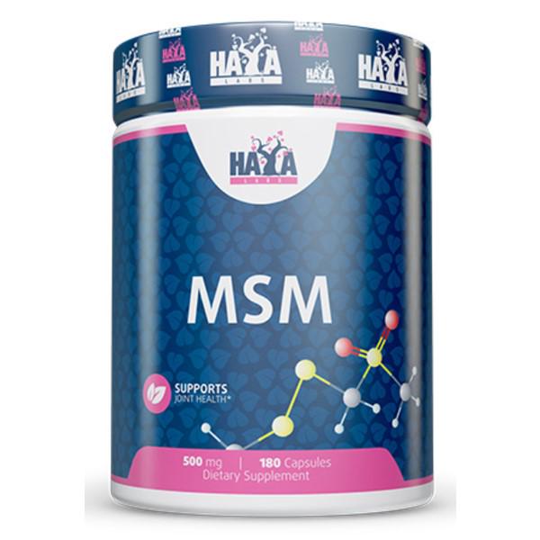 Витамины МСМ Haya Labs MSM 500 mg 180 caps