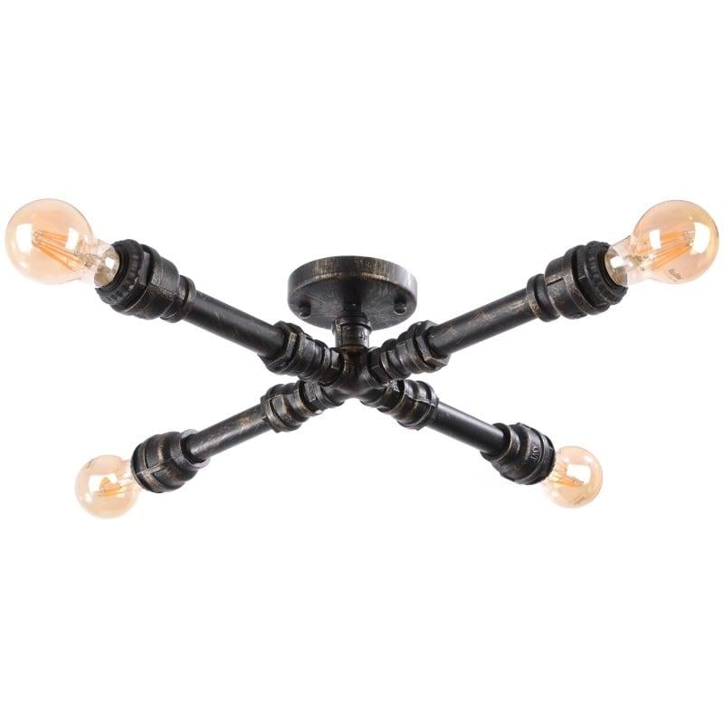 Світильник стельовий Brille BL-350W/4 E27 AB (26-327)