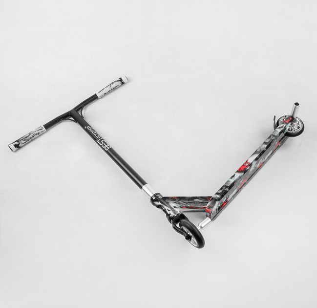 Самокат трюковый Best Scooter BS-77101/4 HIC-система/Пеги/алюминиевый диск/ширина руля 60 см/колеса PU d 110 мм (25107607)