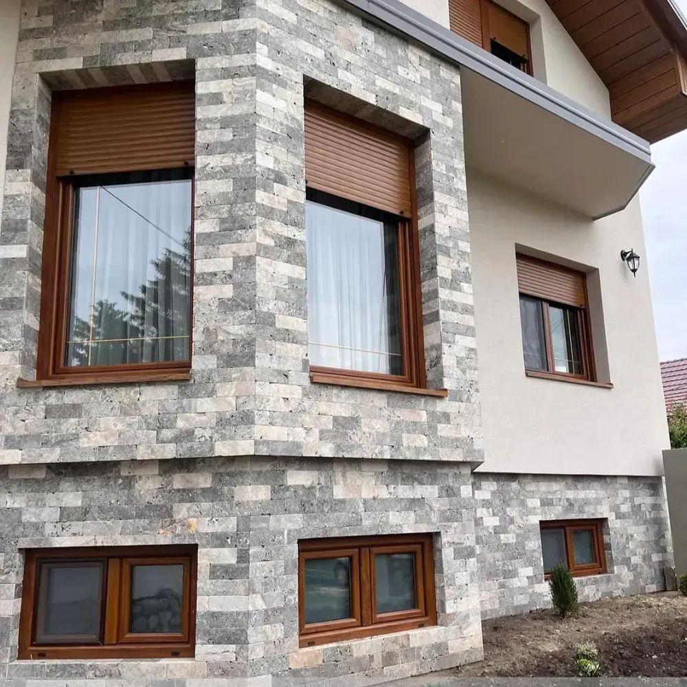 Плитка травертин STONELAK TUSCAN SILVER Tumbled/Антік 7,5х20,3 см 0,5 кв. м Grey (999802) - фото 9 Плитка травертин STONELAK TUSCAN SILVER Tumbled/Антік 7,5х20,3 см 0,5 кв. м Grey (999802) - фото 9