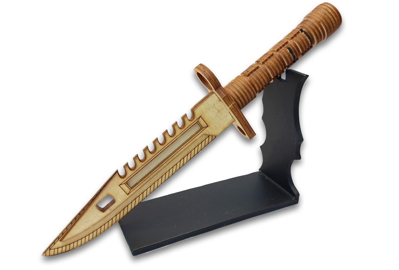 Набор для творчества №27 Standoff 2 TANTO/M9/Karambit из 3-х ножей и фанеры (21818396) - фото 6