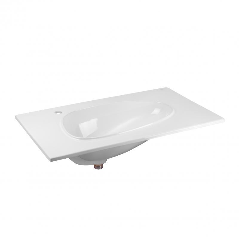 Раковина подвесная моноблок Qtap Virgo QT1811FL8128BLW White - фото 2