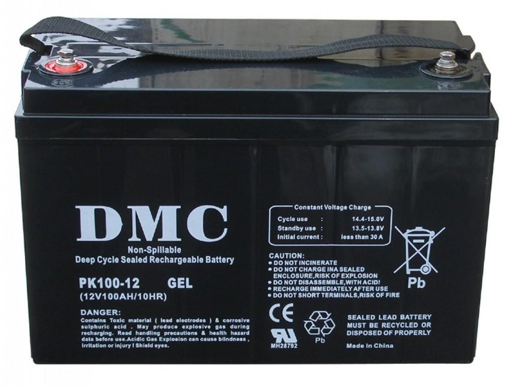 Акумулятор гелевий DMC PK100-12 GEL 12 В 100 Аг/10HR