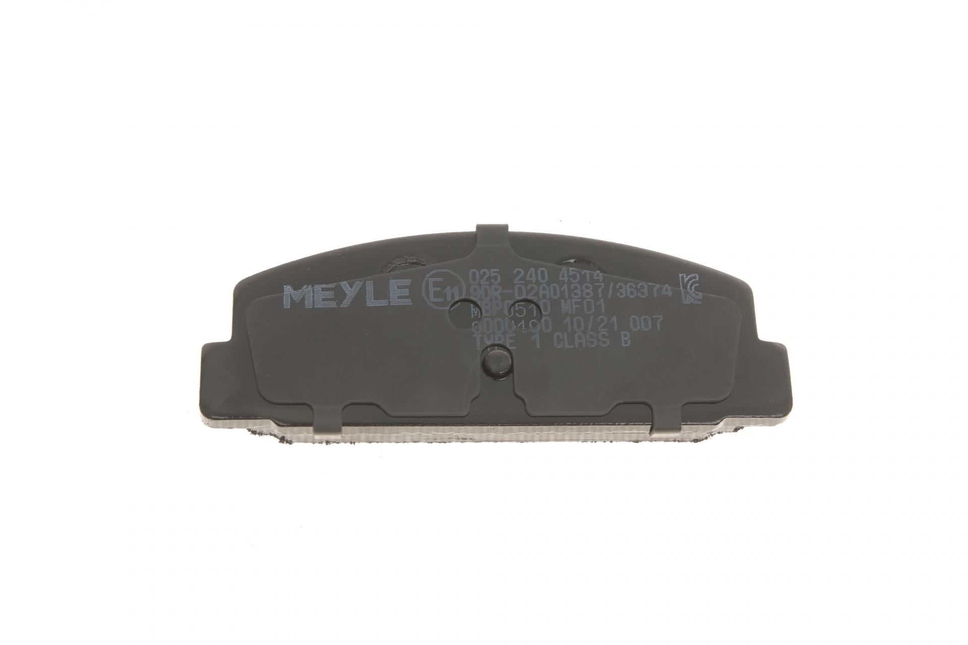 Колодки тормозные задние Mazda 6 02-025 240 4514 MEYLE