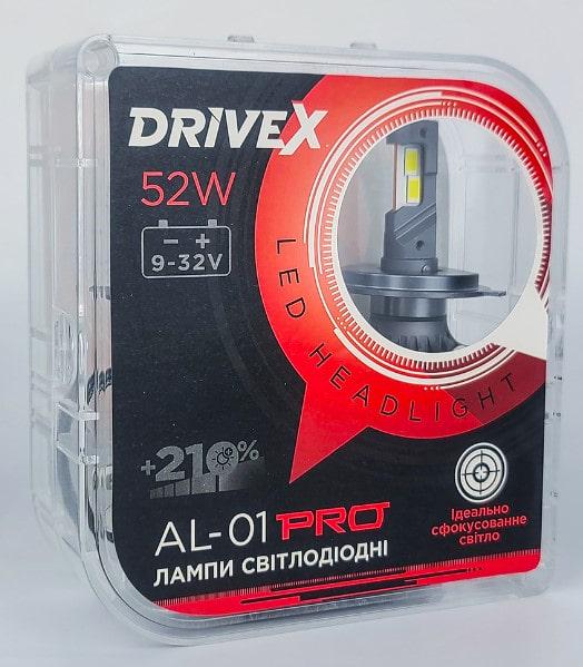 Автолампы DriveX AL-01 PRO H1 LED 52 W CAN 9-32V 6K 2 шт. - фото 6