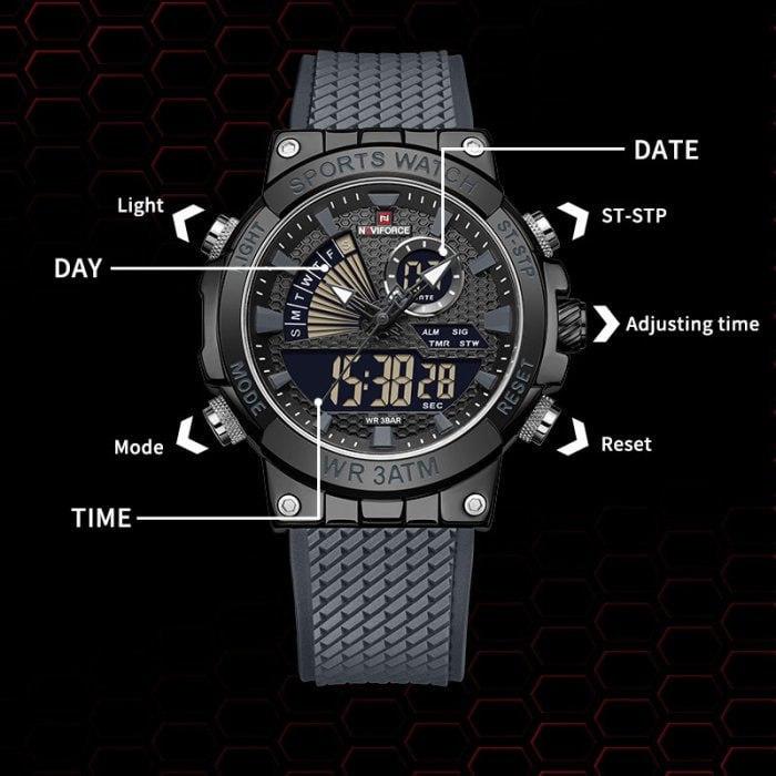 Часы Naviforce с ремешками 2 шт. (Д-Е1739) - фото 5