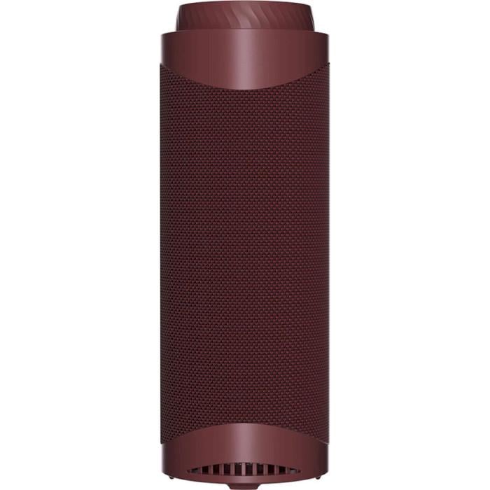 Портативная колонка 30W с Bluetooth 5.3 LED и IPX7 Темно-красный (623805)