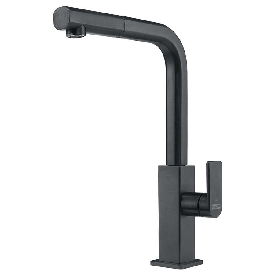Смеситель для кухни Franke Mythos 115.0550.442 с видвижной лейкой Черный (216551)