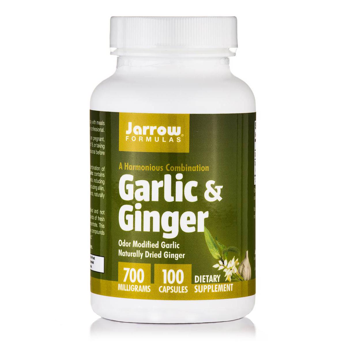 Натуральная добавка Jarrow Formulas Garlic Ginger 100 капс. (8206)