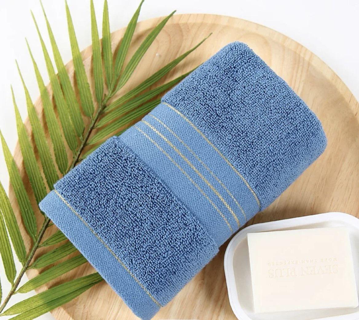 Набор полотенец Empire LUX 3в1 140х70 см/74х34 см/74х34 см Бирюзовый (NR3in1GreenGOLDline) - фото 4 Набор полотенец Empire LUX 3в1 140х70 см/74х34 см/74х34 см Бирюзовый (NR3in1GreenGOLDline) - фото 4