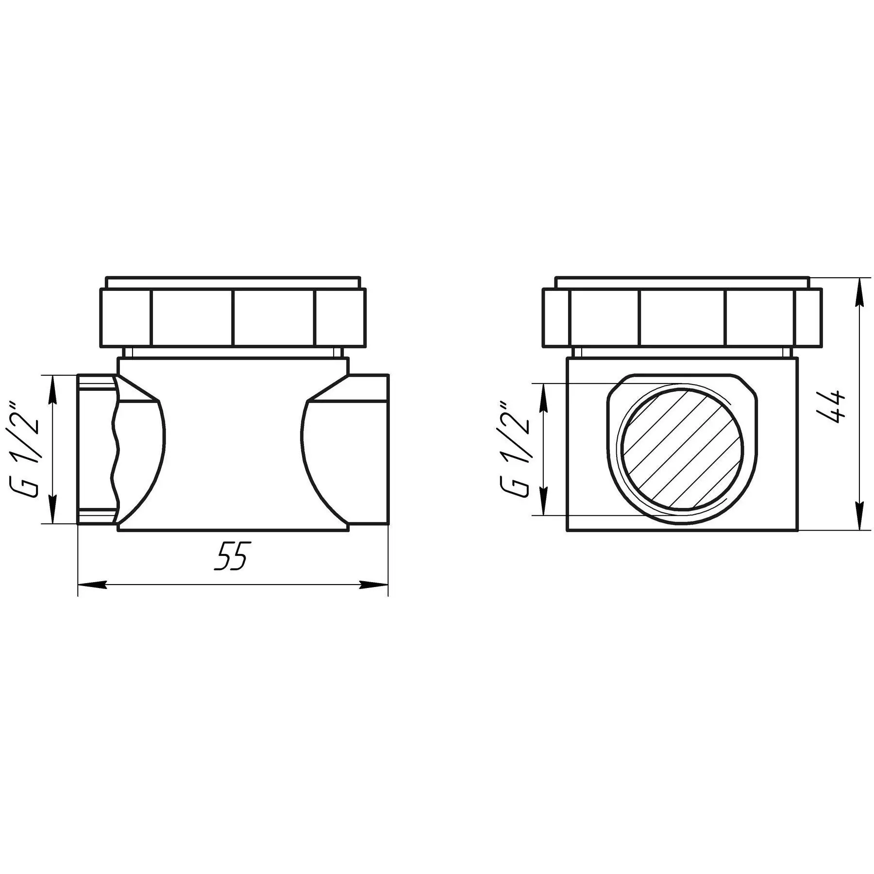 Фильтр грубой очистки для газа Solomon 1/2″ F8016 (GSR-000002369) - фото 4