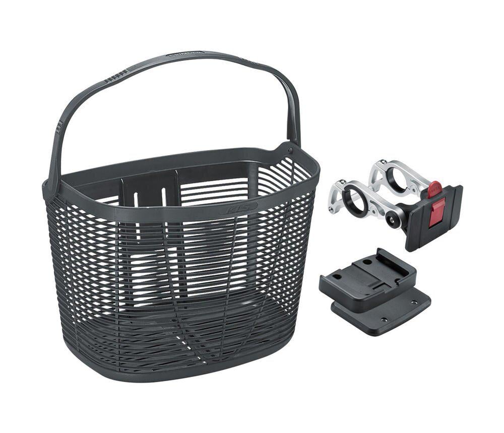 Корзина KLS Load на руль велосипеда пластик 350x260x250 мм Черный