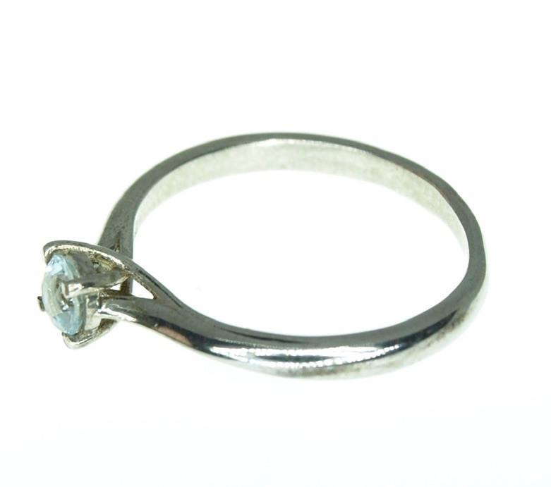 Кольцо из серебра с топазом р. 18,5 (21 01800243) - фото 2
