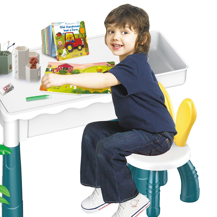 Столик з конструктором HX839-84A стільчик 148 дет. (MTT-143144) - фото 2 Столик з конструктором HX839-84A стільчик 148 дет. (MTT-143144) - фото 2