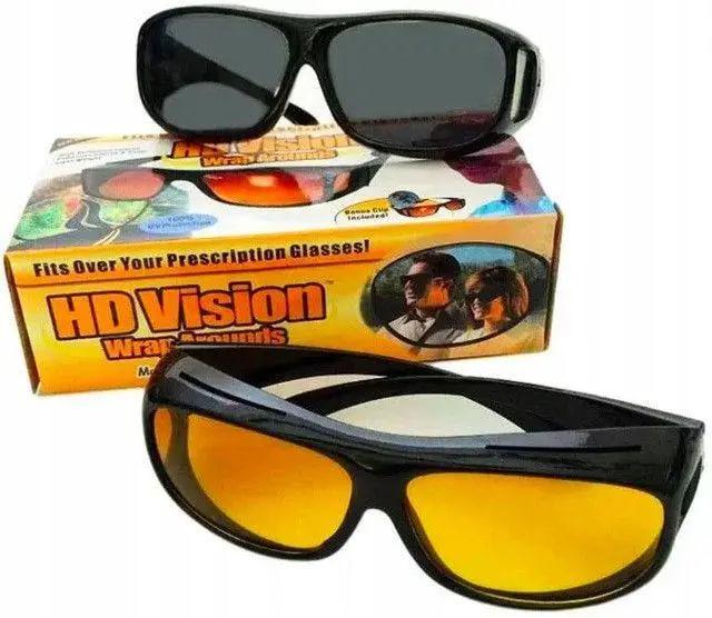 Антибликовые очки для водителей HD Vision 2 пары день/ночь