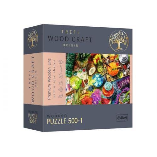 Пазлы фигурные из дерева Коктейлы (2992348905)