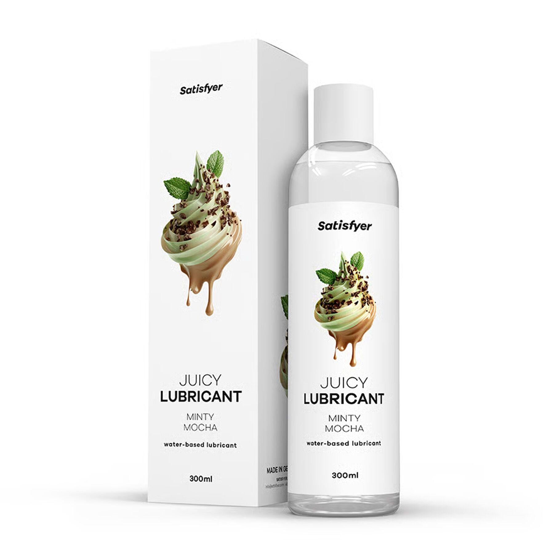 Лубрикант на водній основі Satisfyer Juicy Lubricant Minty Mocha water based 300 мл (BLS2727)