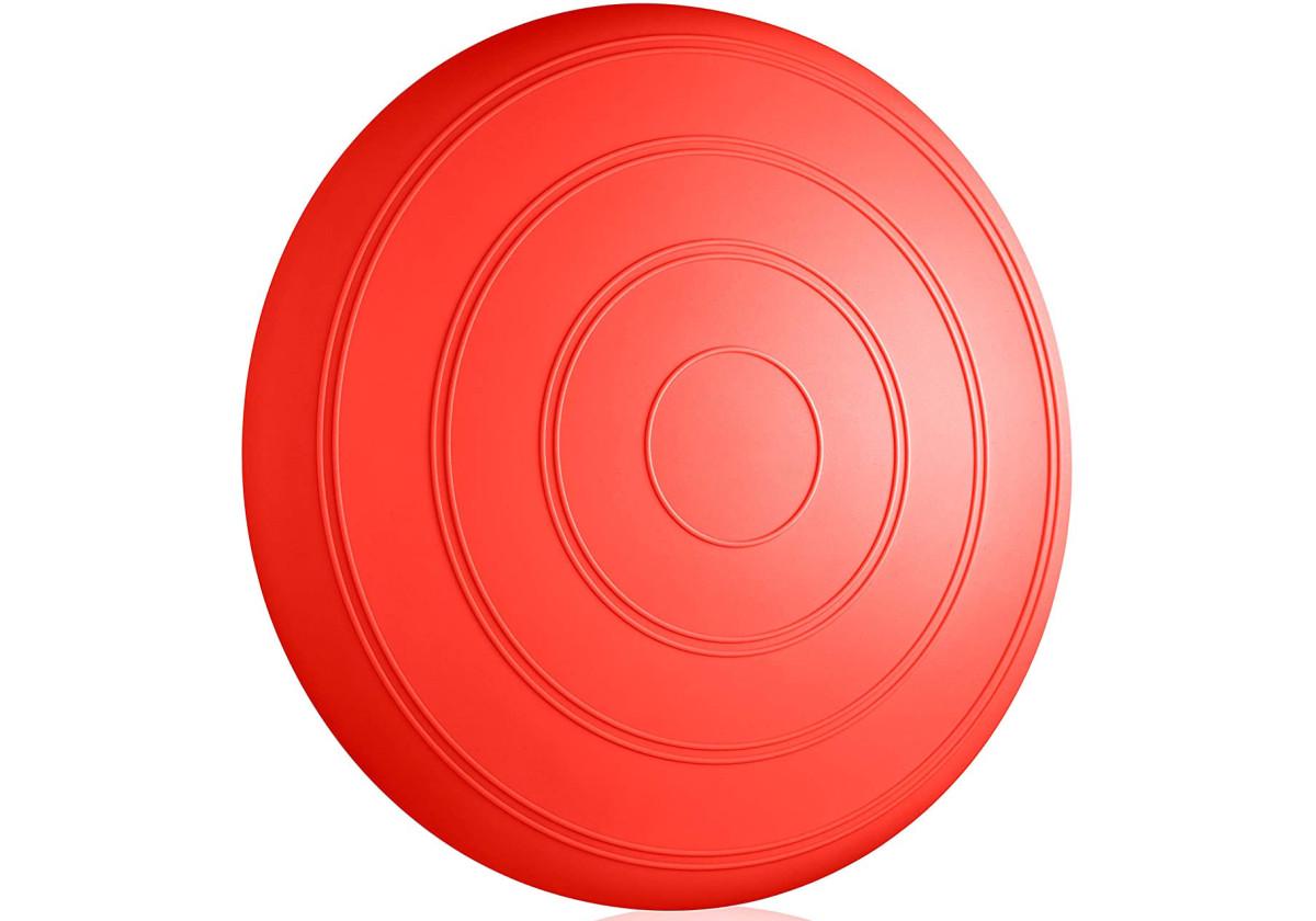 Балансировочная массажная подушка гладкая EasyFit Balance Cushion Красный (EF-3164-R)