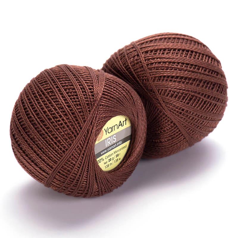 Пряжа YarnArt Iris 932 Коричневый