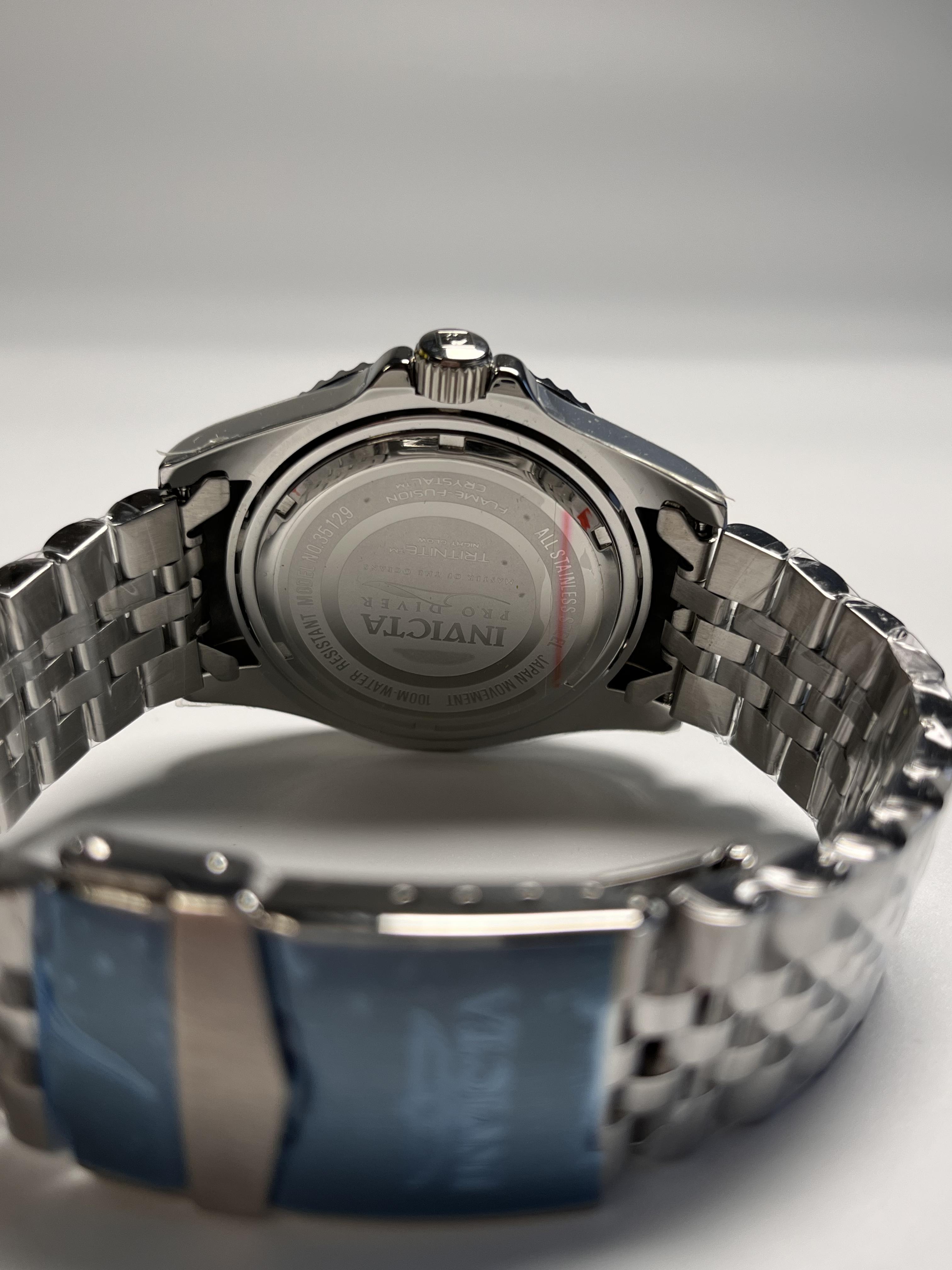 Годинник Invicta 35129 Pro Diver Срібний (14181464) - фото 6 Годинник Invicta 35129 Pro Diver Срібний (14181464) - фото 6