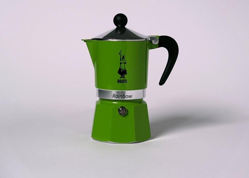 Гейзерная кофеварка Bialetti Rainbow 3 чашки (0004972)