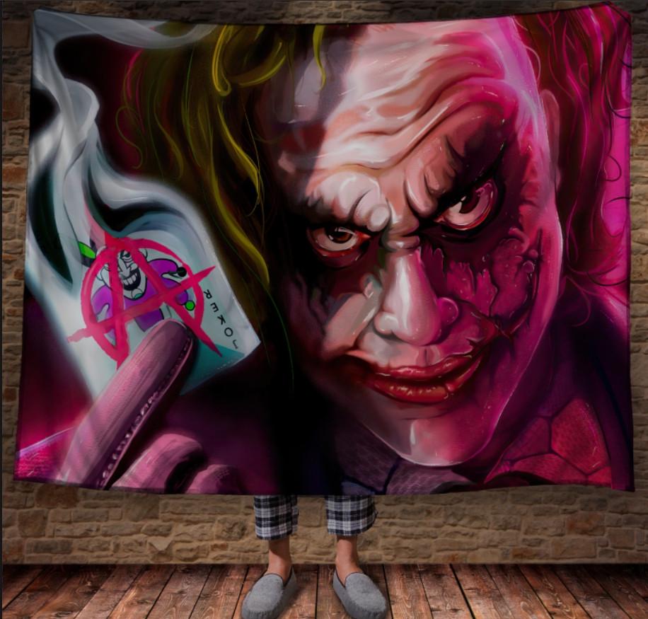 Плед с 3D принтом DC Comics Джокер 150х200 см (epi_1068) Плед с 3D принтом DC Comics Джокер 150х200 см (epi_1068)
