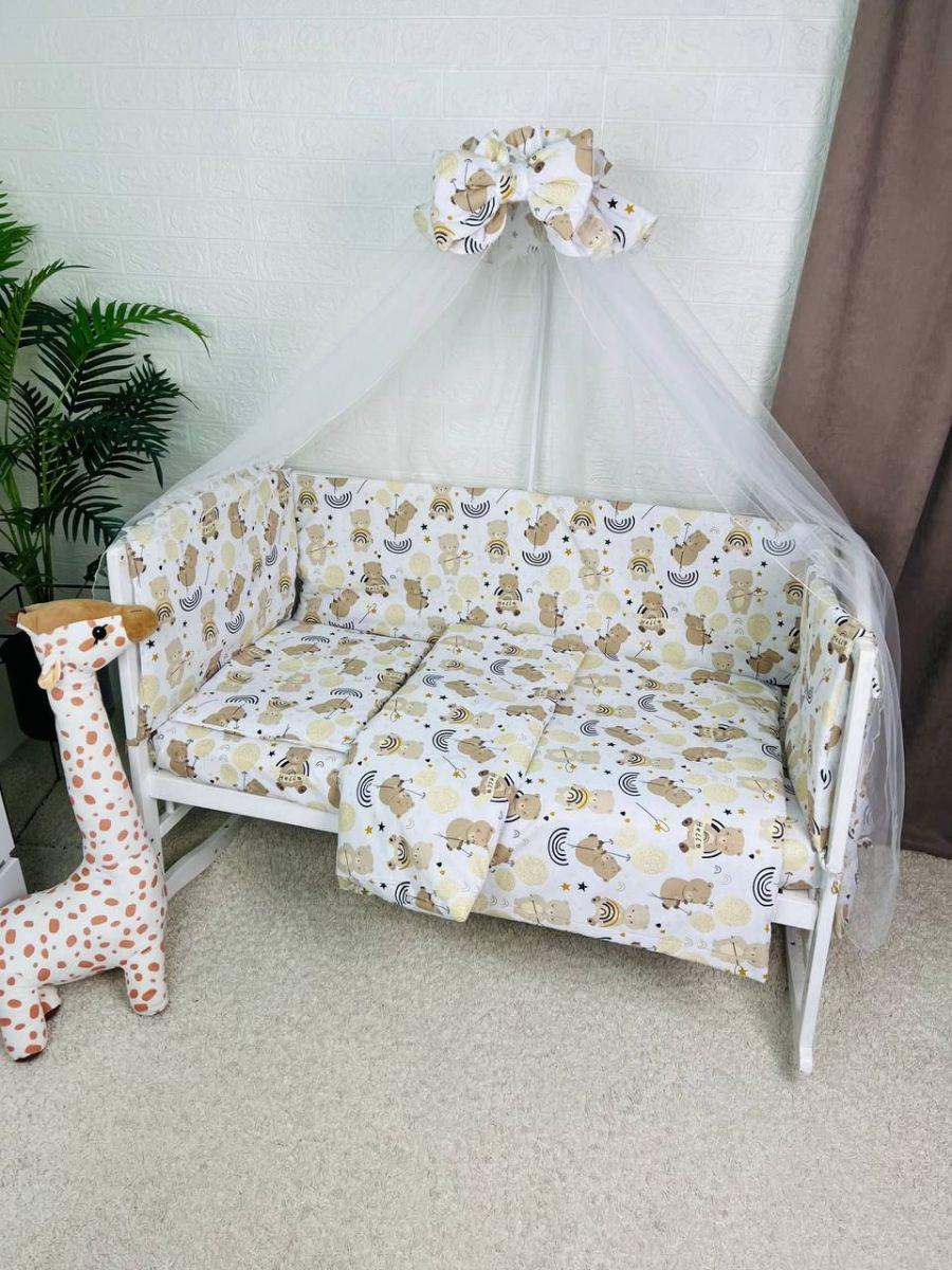 Набор постельного белья в детскую кроватку 9в1 (838)