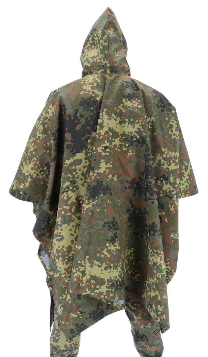 Пончо с покрытием IRR Flecktarn BW - фото 2