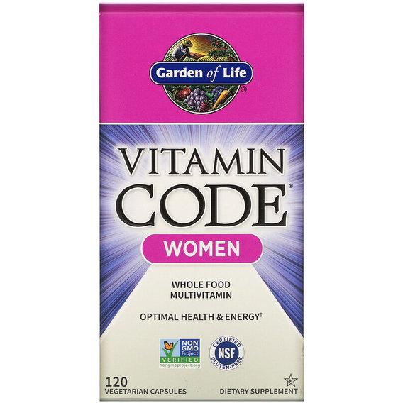 Витаминно-минеральный комплекс Garden of Life Vitamin Code Women 120 Veg Caps (GOL-11366)