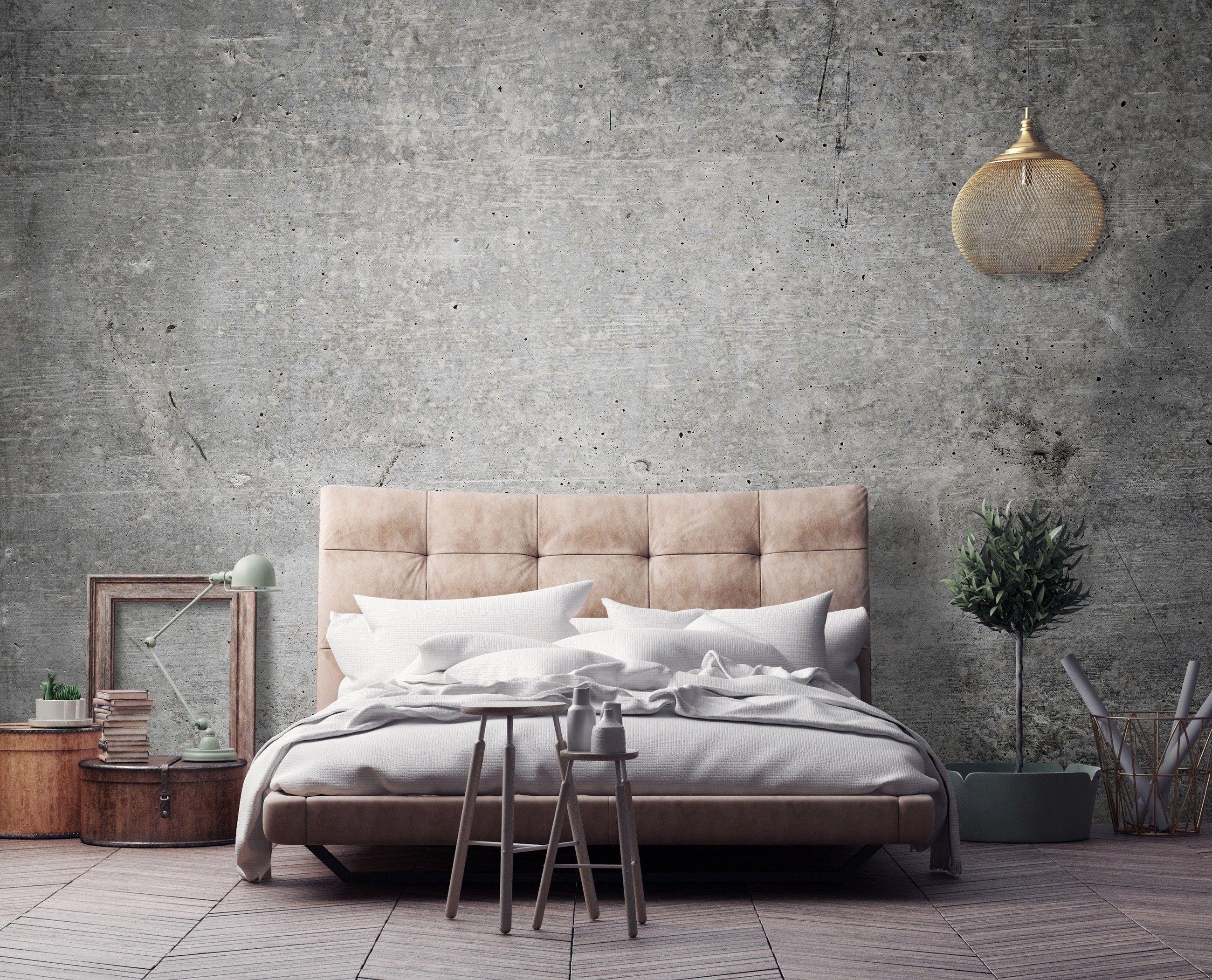 Фотошпалери флізелінові ретро Лофт Структура Імітація Темна бетонна стіна з клеєм 350x250 см (12137VX7)