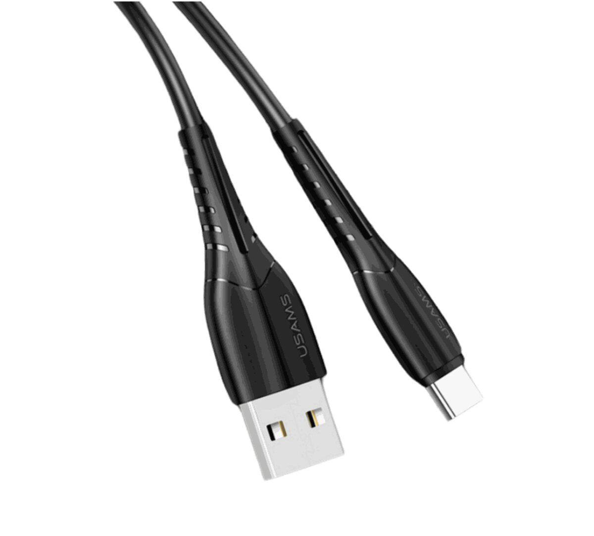 Кабель Usams US-SJ366 U35 Type-C Charging Cable 100 см Black (20799863) - фото 2