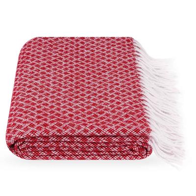 Плед рута 130х180 см Червоний - фото 1