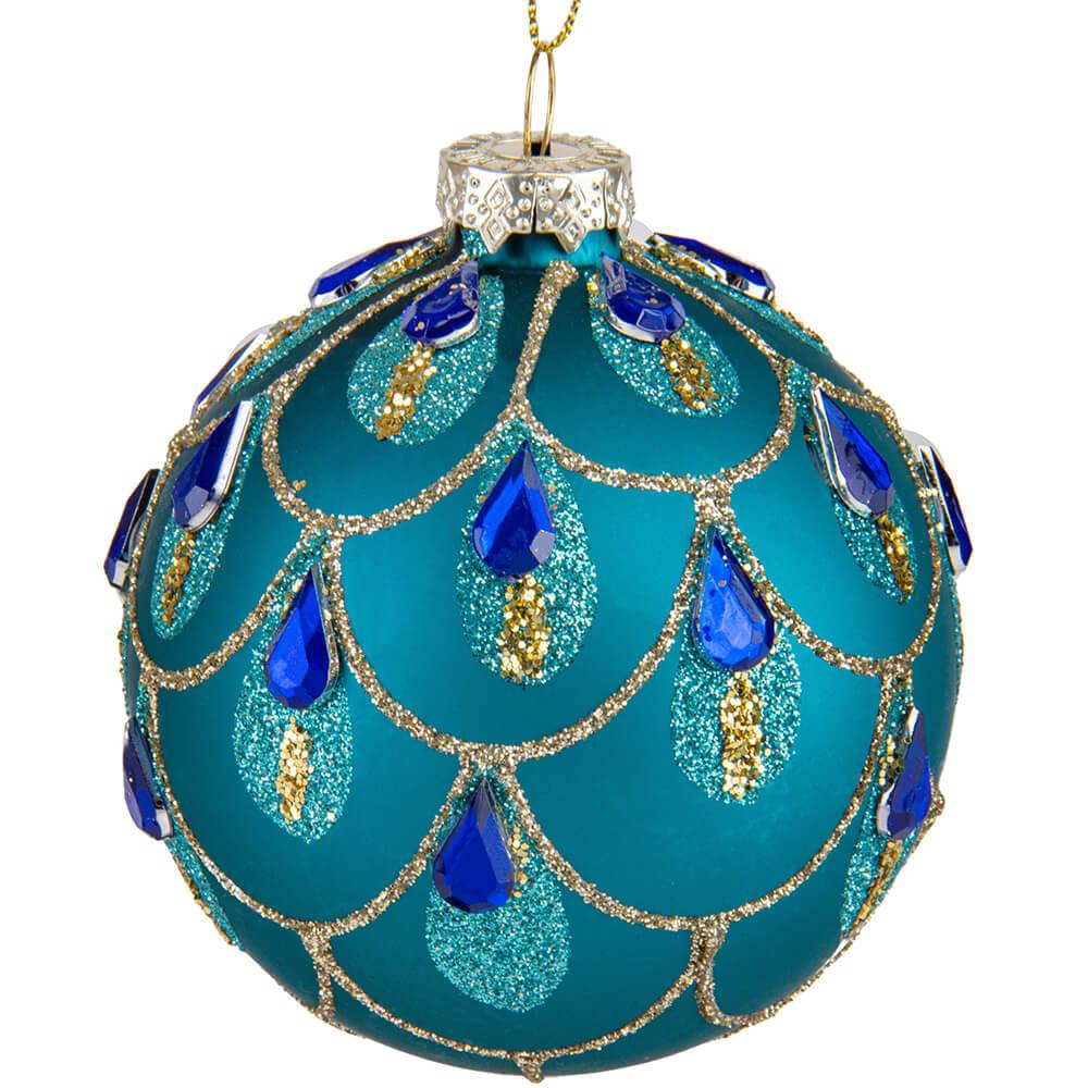 Елочный набор шаров Пава 8 см 6 шт. (6017-098)