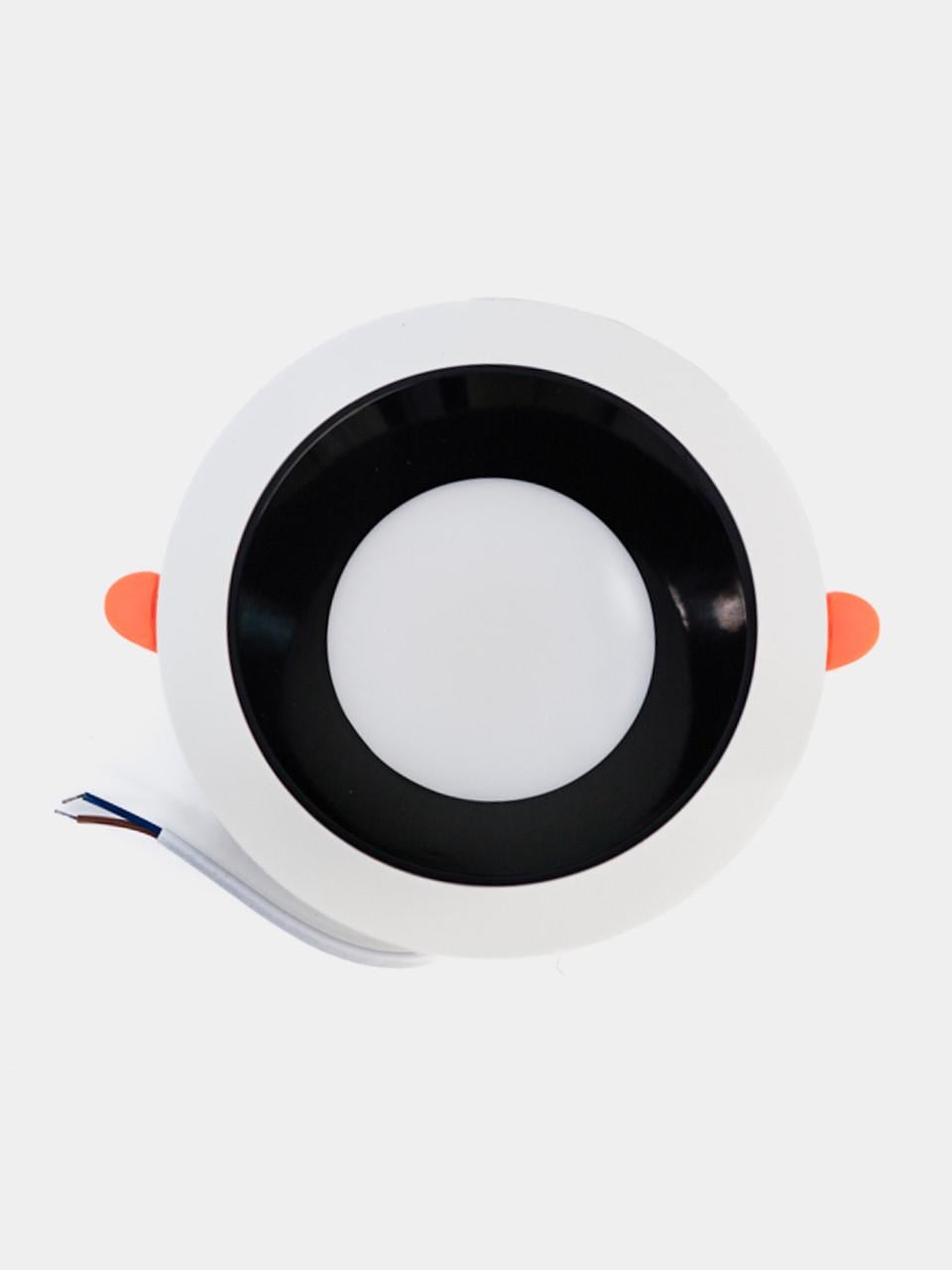 Светильник точечный LED HDL-DS 186/15W NW WH/BK