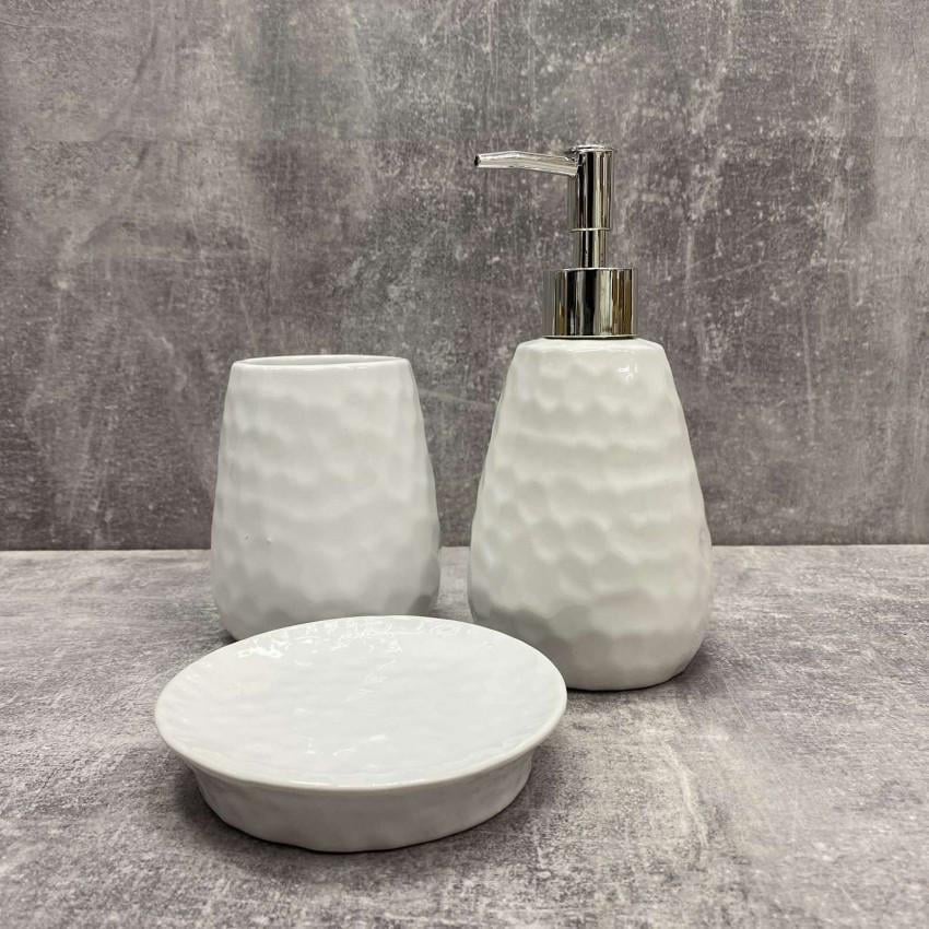 Набір для ванної кімнати Bona Di 304-974 3 пр. Білий (1765976615)