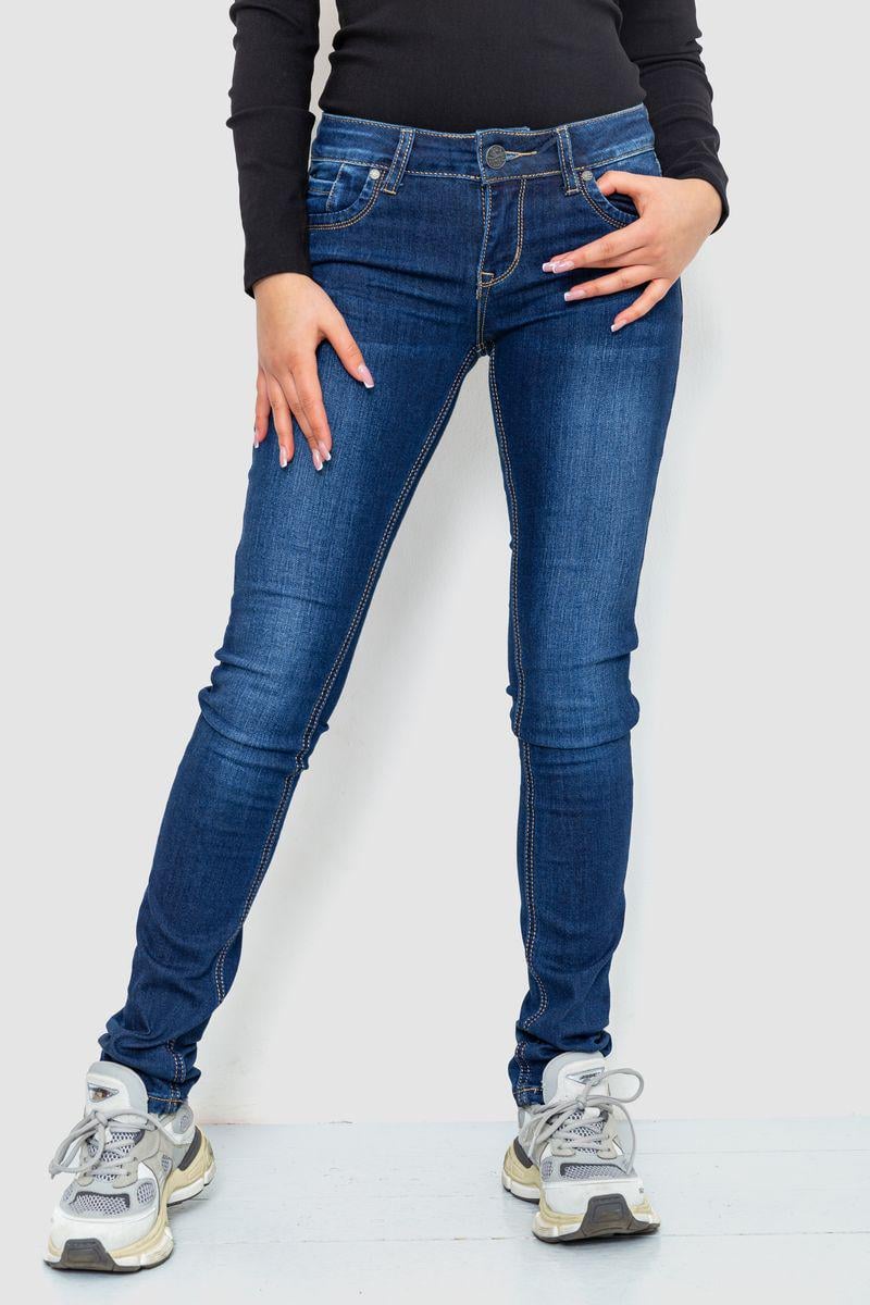 Джинси жіночі з потертостями Ager 244RA602 р. 25 Синій (65f2d3f9a4b9607aef04ec95)