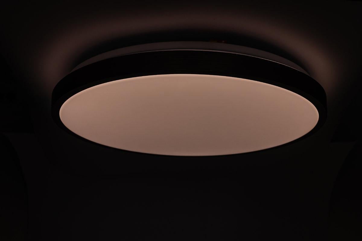 Потолочный светильник Vestum RING матовый 30W 4000К 395х60 мм Черный - фото 3