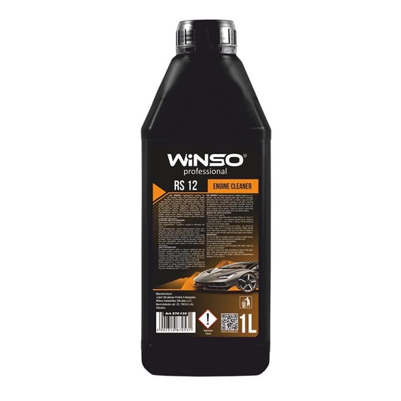 Очиститель поверхности двигателя Winso Rs 12 Engine Cleaner концетрат 1:10 1 л