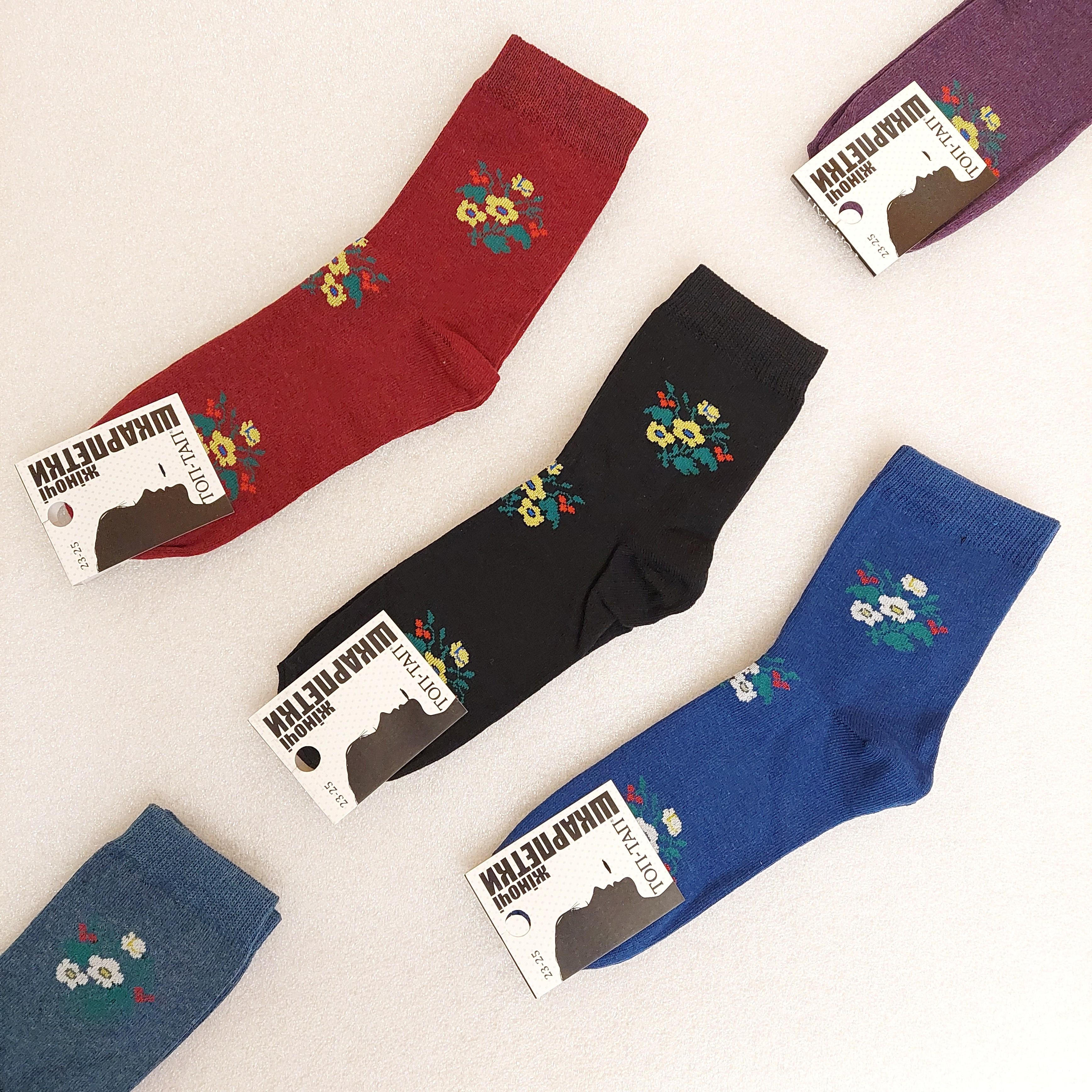 Набір шкарпетки жіночі демісезонні Житомир Flowers 12 пар р. 37 Різнокольорові (0529) - фото 2 Набір шкарпетки жіночі демісезонні Житомир Flowers 12 пар р. 37 Різнокольорові (0529) - фото 2